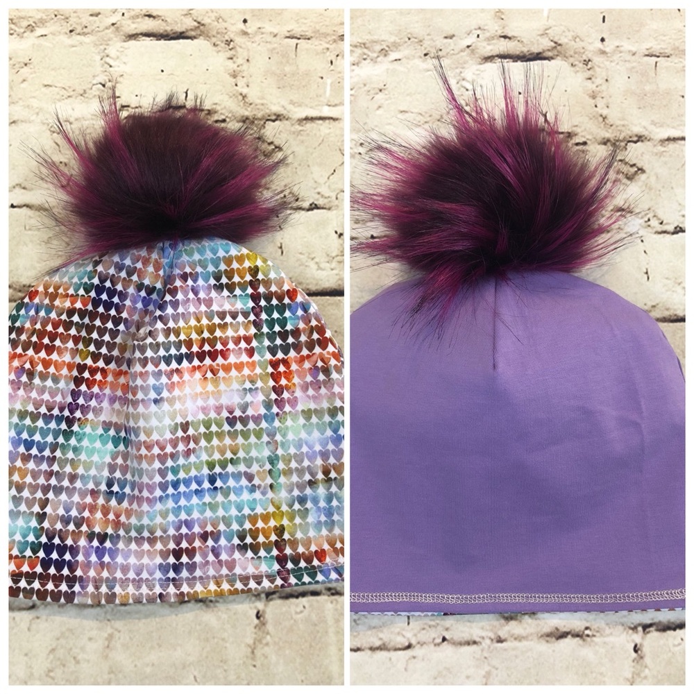Reversible child’s beanie